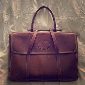 Tusting Leather Briefcase